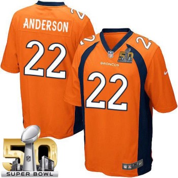Broncos #22 C.J. Anderson Orange Team Color Super Bowl 50 Youth Stitched NFL New Elite Jersey Broncos #22 C.J. Anderson Orange Team Color Super Bowl 50 Youth Stitched NFL New Elite Jersey