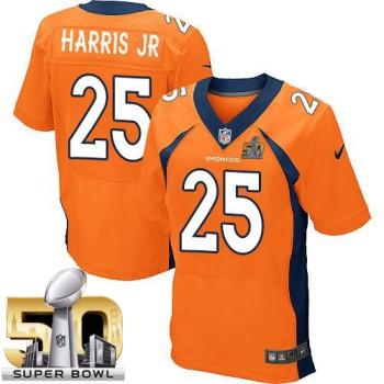 Broncos #25 Chris Harris Jr Orange Team Color Super Bowl 50 Men's Stitched NFL New Elite Jersey Broncos #25 Chris Harris Jr Orange Team Color Super Bowl 50 Men's Stitched NFL New Elite Jersey
