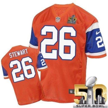 Broncos #26 Darian Stewart Orange Throwback Super Bowl 50 Men's Stitched NFL Elite Jersey Broncos #26 Darian Stewart Orange Throwback Super Bowl 50 Men's Stitched NFL Elite Jersey