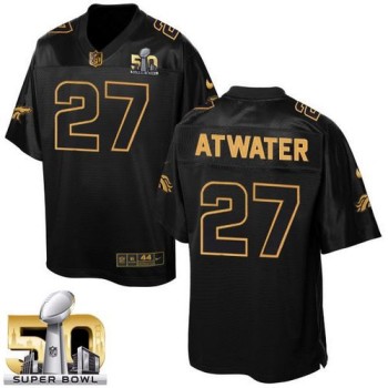 Broncos #27 Steve Atwater Black Super Bowl 50 Men's Stitched NFL Elite Pro Line Gold Collection Jersey Broncos #27 Steve Atwater Black Super Bowl 50 Men's Stitched NFL Elite Pro Line Gold Collection Jersey