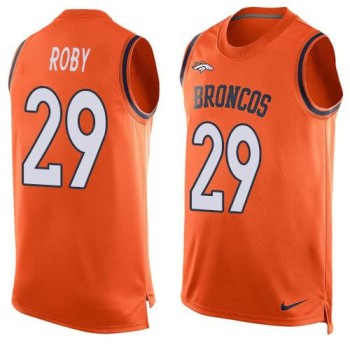 Broncos #29 Bradley Roby Orange Team Color Men's Stitched NFL Limited Tank Top Jersey Broncos #29 Bradley Roby Orange Team Color Men's Stitched NFL Limited Tank Top Jersey
