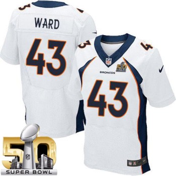 Broncos #43 T.J. Ward White Super Bowl 50 Men's Stitched NFL New Elite Jersey Broncos #43 T.J. Ward White Super Bowl 50 Men's Stitched NFL New Elite Jersey