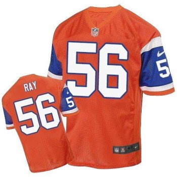 Broncos #56 Shane Ray Orange Throwback Men's Stitched NFL Elite Jersey Broncos #56 Shane Ray Orange Throwback Men's Stitched NFL Elite Jersey