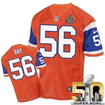 Broncos #56 Shane Ray Orange Throwback Super Bowl 50 Men's Stitched NFL Elite Jersey Broncos #56 Shane Ray Orange Throwback Super Bowl 50 Men's Stitched NFL Elite Jersey