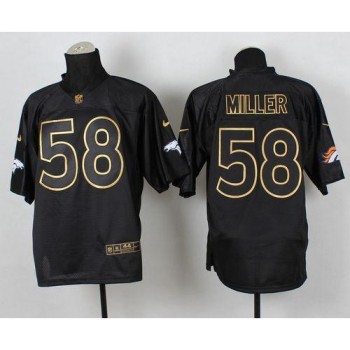 Broncos #58 Von Miller Black Gold No. Fashion Men's Stitched NFL Elite Jersey Broncos #58 Von Miller Black Gold No. Fashion Men's Stitched NFL Elite Jersey