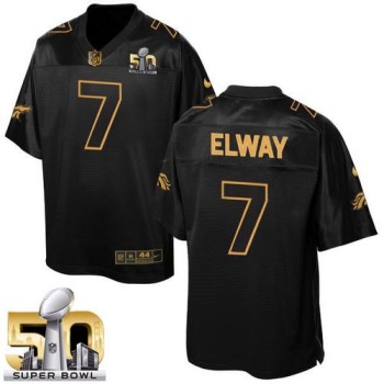 Broncos #7 John Elway Black Super Bowl 50 Men's Stitched NFL Elite Pro Line Gold Collection Jersey Broncos #7 John Elway Black Super Bowl 50 Men's Stitched NFL Elite Pro Line Gold Collection Jersey