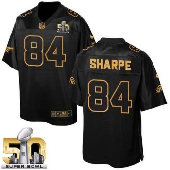 Broncos #84 Shannon Sharpe Black Super Bowl 50 Men's Stitched NFL Elite Pro Line Gold Collection Jersey Broncos #84 Shannon Sharpe Black Super Bowl 50 Men's Stitched NFL Elite Pro Line Gold Collection Jersey
