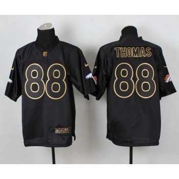 Broncos #88 Demaryius Thomas Black Gold No. Fashion Men's Stitched NFL Elite Jersey Broncos #88 Demaryius Thomas Black Gold No. Fashion Men's Stitched NFL Elite Jersey