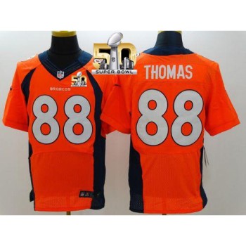 Broncos #88 Demaryius Thomas Orange Team Color Super Bowl 50 Men's Stitched NFL New Elite Jersey Broncos #88 Demaryius Thomas Orange Team Color Super Bowl 50 Men's Stitched NFL New Elite Jersey