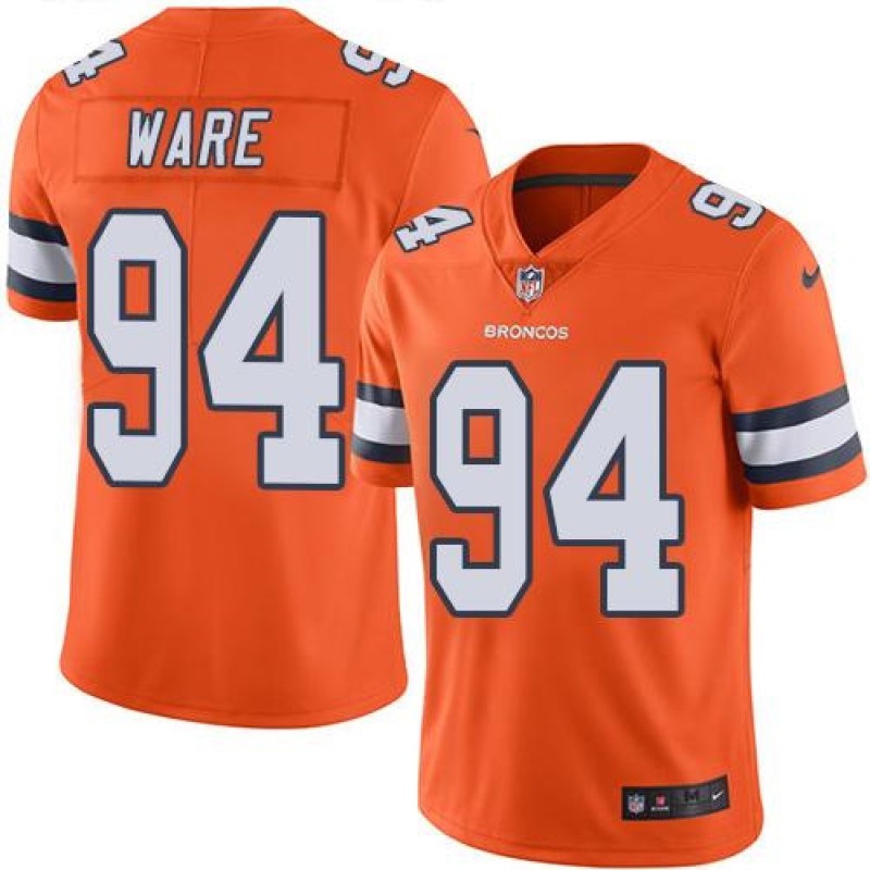 Nike Broncos #94 DeMarcus Ware Orange Youth Stitched NFL Limited Rush Jersey Nike Broncos #94 DeMarcus Ware Orange Youth Stitched NFL Limited Rush Jersey