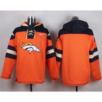 Broncos Blank Orange Player Pullover NFL Hoodie Broncos Blank Orange Player Pullover NFL Hoodie