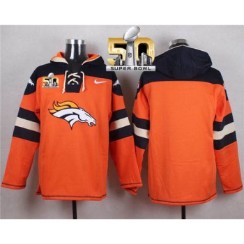 Broncos Blank Orange Super Bowl 50 Player Pullover NFL Hoodie Broncos Blank Orange Super Bowl 50 Player Pullover NFL Hoodie