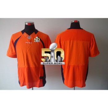 Broncos Blank Orange Team Color Super Bowl 50 Men's Stitched NFL Elite Jersey Broncos Blank Orange Team Color Super Bowl 50 Men's Stitched NFL Elite Jersey