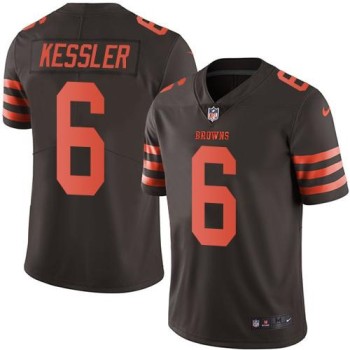 Browns #6 Cody Kessler Brown Men's Stitched NFL Limited Rush Jersey Browns #6 Cody Kessler Brown Men's Stitched NFL Limited Rush Jersey