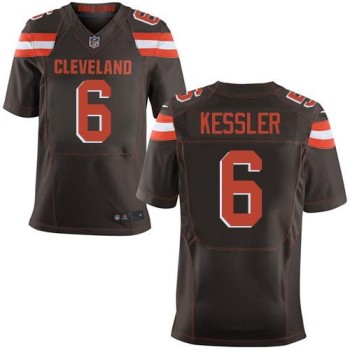 Browns #6 Cody Kessler Brown Team Color Men's Stitched NFL New Elite Jersey Browns #6 Cody Kessler Brown Team Color Men's Stitched NFL New Elite Jersey