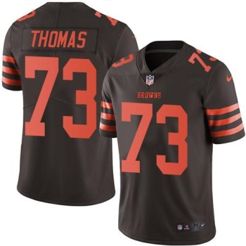 Browns #73 Joe Thomas Brown Youth Stitched NFL Limited Rush Jersey Browns #73 Joe Thomas Brown Youth Stitched NFL Limited Rush Jersey