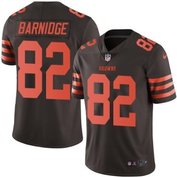 Browns #82 Gary Barnidge Brown Men's Stitched NFL Limited Rush Jersey Browns #82 Gary Barnidge Brown Men's Stitched NFL Limited Rush Jersey
