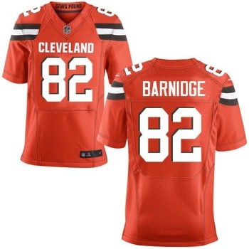 Browns #82 Gary Barnidge Orange Alternate Men's Stitched NFL New Elite Jersey Browns #82 Gary Barnidge Orange Alternate Men's Stitched NFL New Elite Jersey