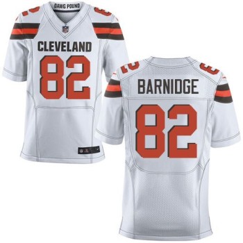 Browns #82 Gary Barnidge White Men's Stitched NFL New Elite Jersey Browns #82 Gary Barnidge White Men's Stitched NFL New Elite Jersey