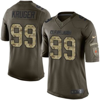 Browns #99 Paul Kruger Green Youth Stitched NFL Limited Salute to Service Jersey Browns #99 Paul Kruger Green Youth Stitched NFL Limited Salute to Service Jersey