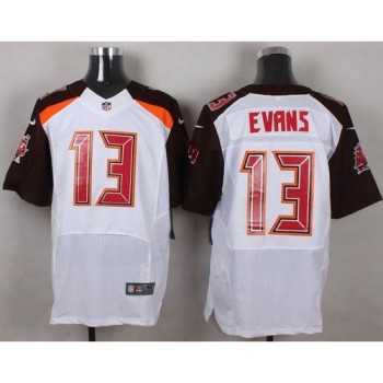 Buccaneers #13 Mike Evans White Men's Stitched NFL New Elite Jersey Buccaneers #13 Mike Evans White Men's Stitched NFL New Elite Jersey