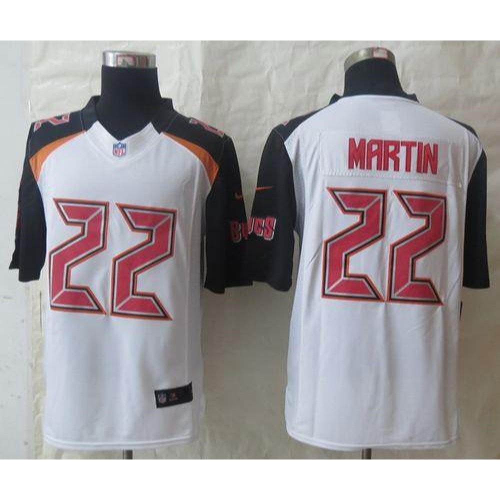 Buccaneers #22 Doug Martin White Men's Stitched NFL New Limited Jersey