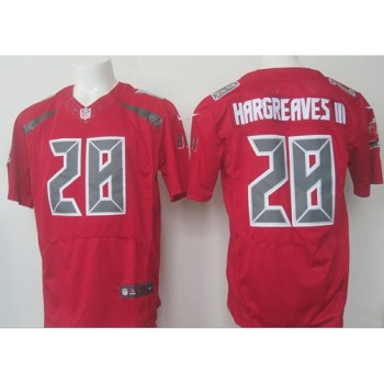 Buccaneers #28 Vernon Hargreaves III Red Men's Stitched NFL Elite Rush Jersey Buccaneers #28 Vernon Hargreaves III Red Men's Stitched NFL Elite Rush Jersey