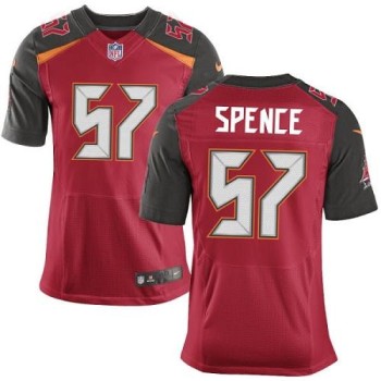 Buccaneers #57 Noah Spence Red Team Color Men's Stitched NFL New Elite Jersey Buccaneers #57 Noah Spence Red Team Color Men's Stitched NFL New Elite Jersey