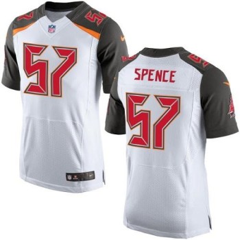 Buccaneers #57 Noah Spence White Men's Stitched NFL New Elite Jersey Buccaneers #57 Noah Spence White Men's Stitched NFL New Elite Jersey