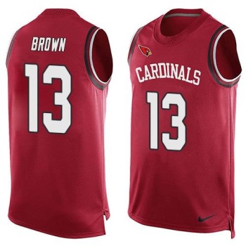 Cardinals #13 Jaron Brown Red Team Color Men's Stitched NFL Limited Tank Top Jersey Cardinals #13 Jaron Brown Red Team Color Men's Stitched NFL Limited Tank Top Jersey