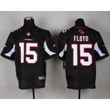 Cardinals #15 Michael Floyd Black Alternate Men's Stitched NFL Elite Jersey Cardinals #15 Michael Floyd Black Alternate Men's Stitched NFL Elite Jersey