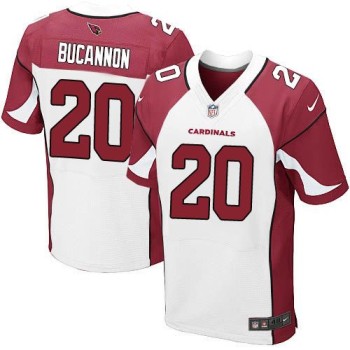 Cardinals #20 Deone Bucannon White Men's Stitched NFL Elite Jersey Cardinals #20 Deone Bucannon White Men's Stitched NFL Elite Jersey