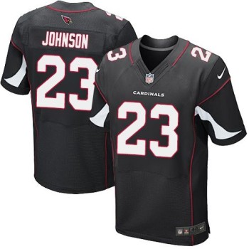 Cardinals #23 Chris Johnson Black Alternate Men's Stitched NFL Elite Jersey Cardinals #23 Chris Johnson Black Alternate Men's Stitched NFL Elite Jersey