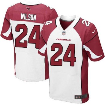 Cardinals #24 Adrian Wilson White Men's Stitched NFL Elite Jersey Cardinals #24 Adrian Wilson White Men's Stitched NFL Elite Jersey