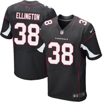 Cardinals #38 Andre Ellington Black Alternate Men's Stitched NFL Elite Jersey Cardinals #38 Andre Ellington Black Alternate Men's Stitched NFL Elite Jersey