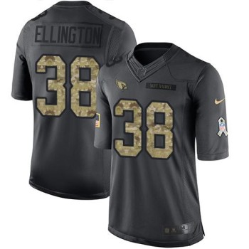 Cardinals #38 Andre Ellington Black Youth Stitched NFL Limited 2016 Salute to Service Jersey Cardinals #38 Andre Ellington Black Youth Stitched NFL Limited 2016 Salute to Service Jersey