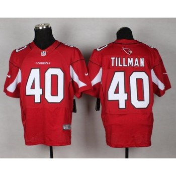 Cardinals #40 Pat Tillman Red Team Color Men's Stitched NFL Elite Jersey Cardinals #40 Pat Tillman Red Team Color Men's Stitched NFL Elite Jersey