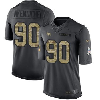 Cardinals #90 Robert Nkemdiche Black Men's Stitched NFL Limited 2016 Salute to Service Jersey Cardinals #90 Robert Nkemdiche Black Men's Stitched NFL Limited 2016 Salute to Service Jersey
