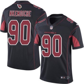 Cardinals #90 Robert Nkemdiche Black Men's Stitched NFL Limited Rush Jersey Cardinals #90 Robert Nkemdiche Black Men's Stitched NFL Limited Rush Jersey