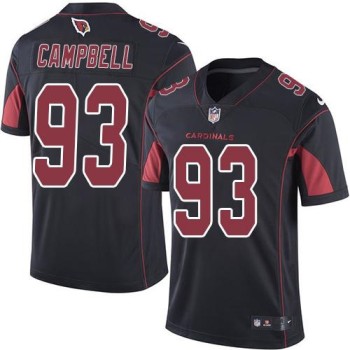 Cardinals #93 Calais Campbell Black Men's Stitched NFL Limited Rush Jersey Cardinals #93 Calais Campbell Black Men's Stitched NFL Limited Rush Jersey