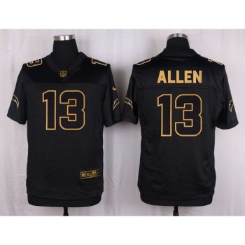 Chargers #13 Keenan Allen Black Men's Stitched NFL Elite Pro Line Gold Collection Jersey Chargers #13 Keenan Allen Black Men's Stitched NFL Elite Pro Line Gold Collection Jersey