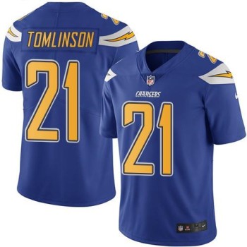Chargers #21 LaDainian Tomlinson Electric Blue Youth Stitched NFL Limited Rush Jersey Chargers #21 LaDainian Tomlinson Electric Blue Youth Stitched NFL Limited Rush Jersey