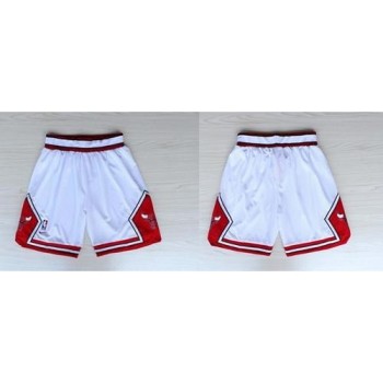 Chicago Bulls White NBA Shorts Chicago Bulls White NBA Shorts