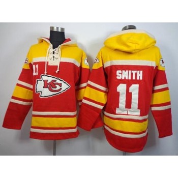 Chiefs #11 Alex Smith Red Sawyer Hoodie Sweatshirt NFL Hoodie Chiefs #11 Alex Smith Red Sawyer Hoodie Sweatshirt NFL Hoodie