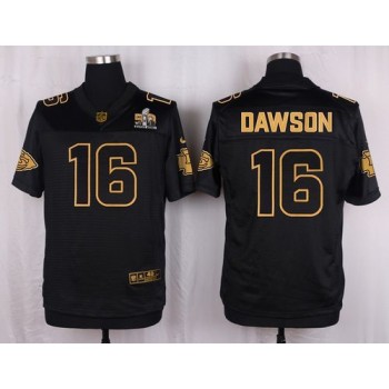 Chiefs #16 Len Dawson Black Men's Stitched NFL Elite Pro Line Gold Collection Jersey Chiefs #16 Len Dawson Black Men's Stitched NFL Elite Pro Line Gold Collection Jersey