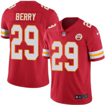 Chiefs #29 Eric Berry Red Youth Stitched NFL Limited Rush Jersey
