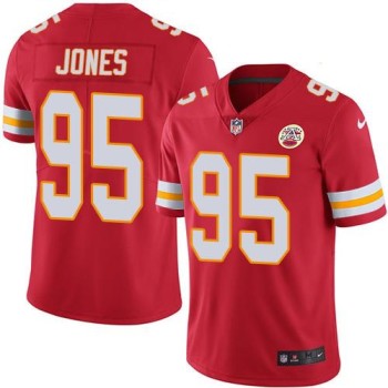 Chiefs #95 Chris Jones Red Men's Stitched NFL Limited Rush Jersey Chiefs #95 Chris Jones Red Men's Stitched NFL Limited Rush Jersey