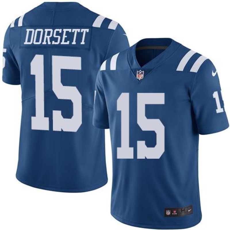 Nike Colts #15 Phillip Dorsett Royal Blue Youth Stitched NFL Limited Rush Jersey Nike Colts #15 Phillip Dorsett Royal Blue Youth Stitched NFL Limited Rush Jersey