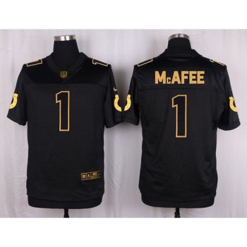 Colts #1 Pat McAfee Black Men's Stitched NFL Elite Pro Line Gold Collection Jersey Colts #1 Pat McAfee Black Men's Stitched NFL Elite Pro Line Gold Collection Jersey