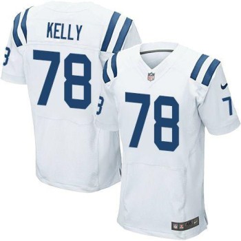Colts #78 Ryan Kelly White Men's Stitched NFL Elite Jersey Colts #78 Ryan Kelly White Men's Stitched NFL Elite Jersey